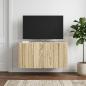 Preview: ARDEBO.de - Wandmontierter TV-Schrank 59,5 x 41 x 30 cm Sonoma-Eiche