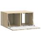 Preview: Wandmontierter TV-Schrank 59,5 x 41 x 30 cm Sonoma-Eiche