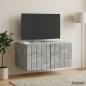 Preview: Wandmontierter TV-Schrank 59,5 x 41 x 30 cm Betongrau