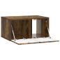 Preview: Wandmontierter TV-Schrank 59,5 x 41 x 30 cm Raucheiche