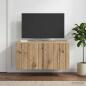 Preview: ARDEBO.de - Wandmontierter TV-Schrank 59,5 x 41 x 30 cm Artisan-Eiche