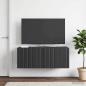 Preview: ARDEBO.de - Wandmontierter TV-Schrank 78,5 x 41 x 30 cm Schwarz