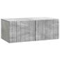 Preview: Wandmontierter TV-Schrank 78,5 x 41 x 30 cm Betongrau