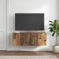 Preview: ARDEBO.de - Wandmontierter TV-Schrank 78,5 x 41 x 30 cm Altholz