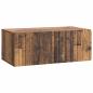 Preview: Wandmontierter TV-Schrank 78,5 x 41 x 30 cm Altholz