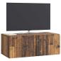 Preview: Wandmontierter TV-Schrank 78,5 x 41 x 30 cm Altholz