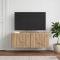 Preview: Wandmontierter TV-Schrank 78,5 x 41 x 30 cm Artisan-Eiche