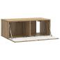 Preview: Wandmontierter TV-Schrank 78,5 x 41 x 30 cm Artisan-Eiche
