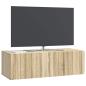 Preview: Wandmontierter TV-Schrank 98 x 41 x 30 cm Sonoma-Eiche