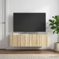 Preview: Wandmontierter TV-Schrank 98 x 41 x 30 cm Sonoma-Eiche