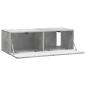 Preview: Wandmontierter TV-Schrank 98 x 41 x 30 cm Betongrau