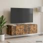 Preview: ARDEBO.de - Wandmontierter TV-Schrank 98 x 41 x 30 cm Raucheiche