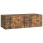 Preview: Wandmontierter TV-Schrank 98 x 41 x 30 cm Raucheiche