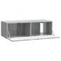 Preview: Wandmontierter TV-Schrank 98 x 41 x 30 cm Sonoma-Grau
