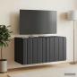 Preview: Wandmontierter TV-Schrank 59,5 x 31 x 30 cm Schwarz