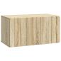 Preview: Wandmontierter TV-Schrank 59,5 x 31 x 30 cm Sonoma-Eiche