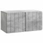 Preview: Wandmontierter TV-Schrank 59,5 x 31 x 30 cm Betongrau