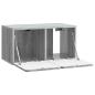 Preview: Wandmontierter TV-Schrank 59,5 x 31 x 30 cm Sonoma-Grau