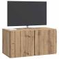 Preview: Wandmontierter TV-Schrank 59,5 x 31 x 30 cm Artisan-Eiche