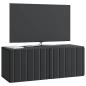 Preview: Wandmontierter TV-Schrank 78,5 x 31 x 30 cm Schwarz