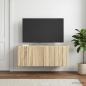 Preview: ARDEBO.de - Wandmontierter TV-Schrank 78,5 x 31 x 30 cm Sonoma-Eiche