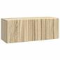 Preview: Wandmontierter TV-Schrank 78,5 x 31 x 30 cm Sonoma-Eiche