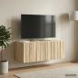 Preview: Wandmontierter TV-Schrank 78,5 x 31 x 30 cm Sonoma-Eiche