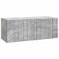 Preview: Wandmontierter TV-Schrank 78,5 x 31 x 30 cm Betongrau