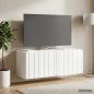 Preview: Wandmontierter TV-Schrank 78,5 x 31 x 30 cm Hochglanz Weiß