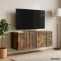 Preview: Wandmontierter TV-Schrank 78,5 x 31 x 30 cm Raucheiche