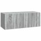 Preview: Wandmontierter TV-Schrank 78,5 x 31 x 30 cm Sonoma-Grau
