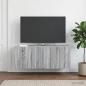 Preview: Wandmontierter TV-Schrank 78,5 x 31 x 30 cm Sonoma-Grau