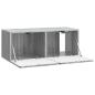 Preview: Wandmontierter TV-Schrank 78,5 x 31 x 30 cm Sonoma-Grau
