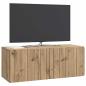Preview: Wandmontierter TV-Schrank 78,5 x 31 x 30 cm Artisan-Eiche
