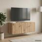 Preview: Wandmontierter TV-Schrank 78,5 x 31 x 30 cm Artisan-Eiche