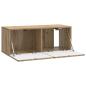 Preview: Wandmontierter TV-Schrank 78,5 x 31 x 30 cm Artisan-Eiche