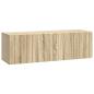 Preview: Wandmontierter TV-Schrank 98 x 31 x 30 cm Sonoma-Eiche
