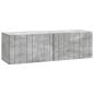 Preview: Wandmontierter TV-Schrank 98 x 31 x 30 cm Betongrau