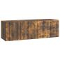 Preview: Wandmontierter TV-Schrank 98 x 31 x 30 cm Raucheiche