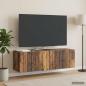 Preview: Wandmontierter TV-Schrank 98 x 31 x 30 cm Altholz Holzwerkstoff