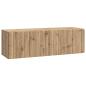Preview: Wandmontierter TV-Schrank 98 x 31 x 30 cm Artisan-Eiche