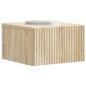Preview: Wandmontierter Nachttisch Sonoma-Eiche 33 x 34,5 x 20 cm