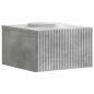 Preview: Wandmontierter Nachttisch Betongrau 33 x 34,5 x 20 cm