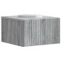 Preview: Wandmontierter Nachttisch Graues Sonoma 33 x 34,5 x 20 cm