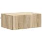Preview: Wandmontierter Nachttisch Sonoma-Eiche 49 x 34,5 x 20 cm