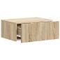 Preview: Wandmontierter Nachttisch Sonoma-Eiche 49 x 34,5 x 20 cm