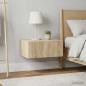 Preview: ARDEBO.de - Wandmontierter Nachttisch 2 Stk. Sonoma-Eiche 49 x 34,5 x 20 cm