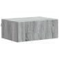 Preview: Wandmontierter Nachttisch Sonoma-Grau 49 x 34,5 x 20 cm