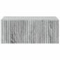 Preview: Wandmontierter Nachttisch Sonoma-Grau 49 x 34,5 x 20 cm