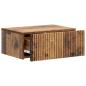 Preview: Wandmontierter Nachttisch Altholz 49 x 34,5 x 20 cm